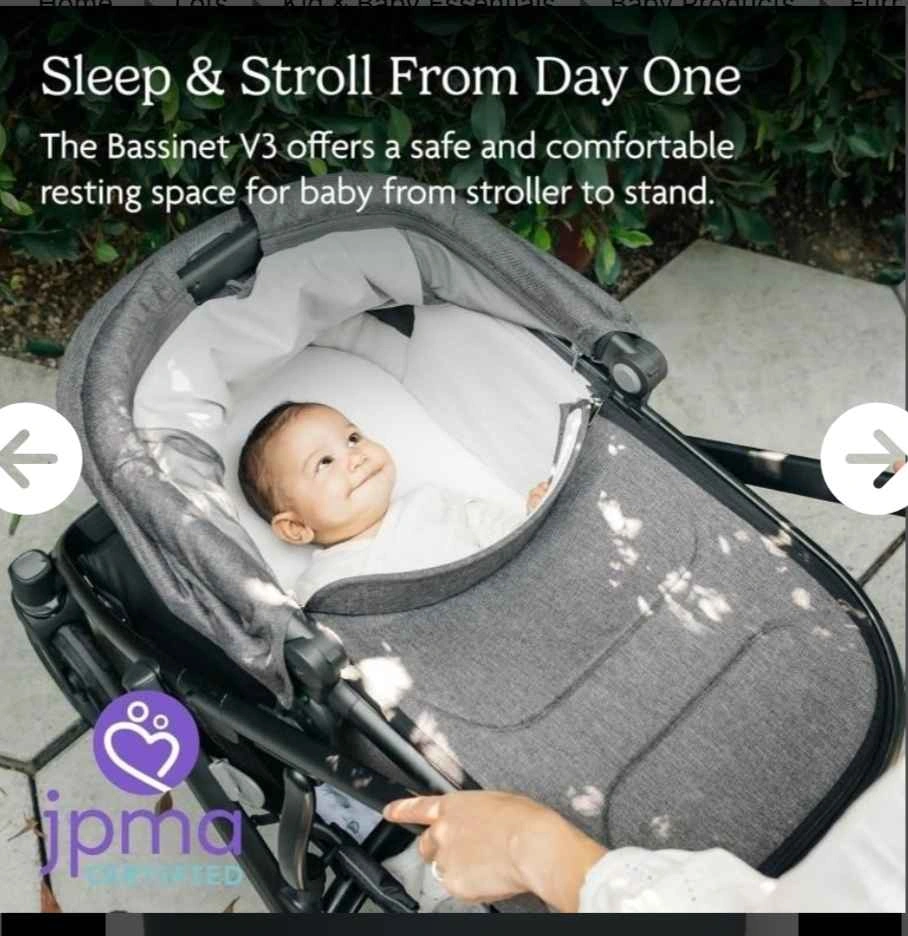 UPPABABY BASSINET V3 FOR VISTA/CRUZ/RIDGE - photo 3