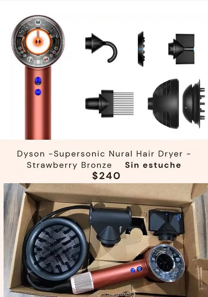 Dyson Supersonic Nural | NEW Open Box | Strawberry Bronze