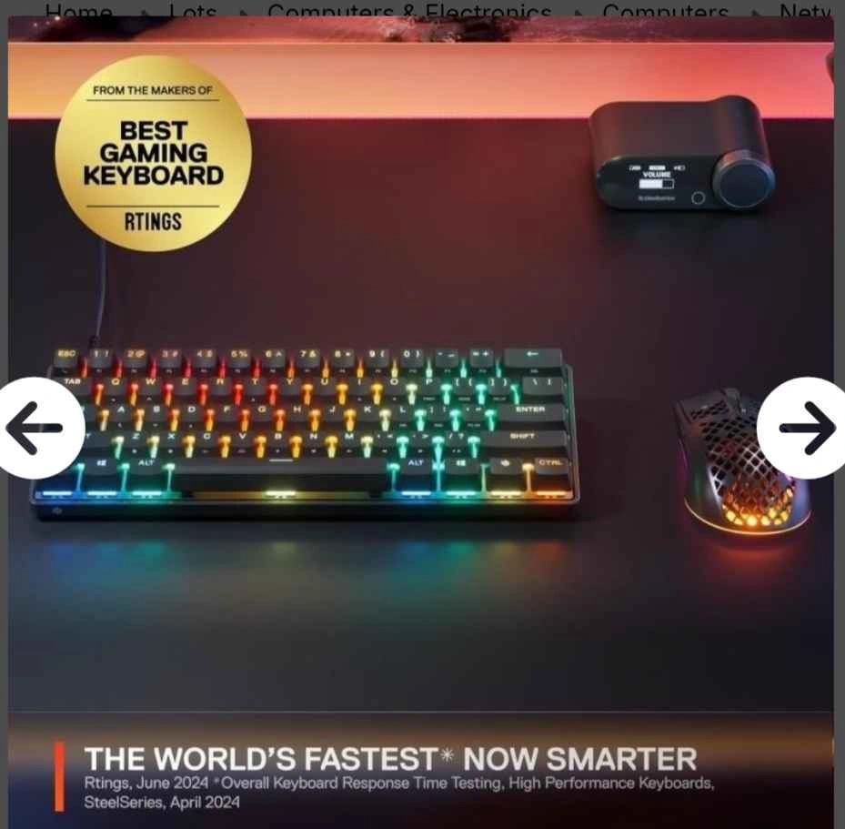 STEELSERIES APEX PRO MINI GEN 3 RGB USB-C BNIB - Sealed - photo 2