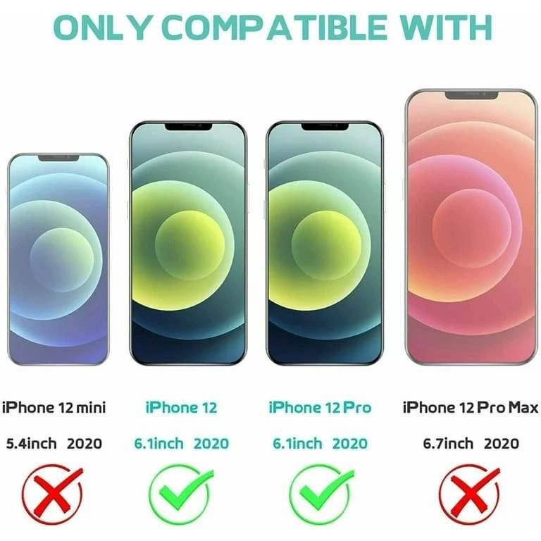 (3 Pack) Tempered Glass Screen Protectors (iPhone 12/12 Pro) - photo 2