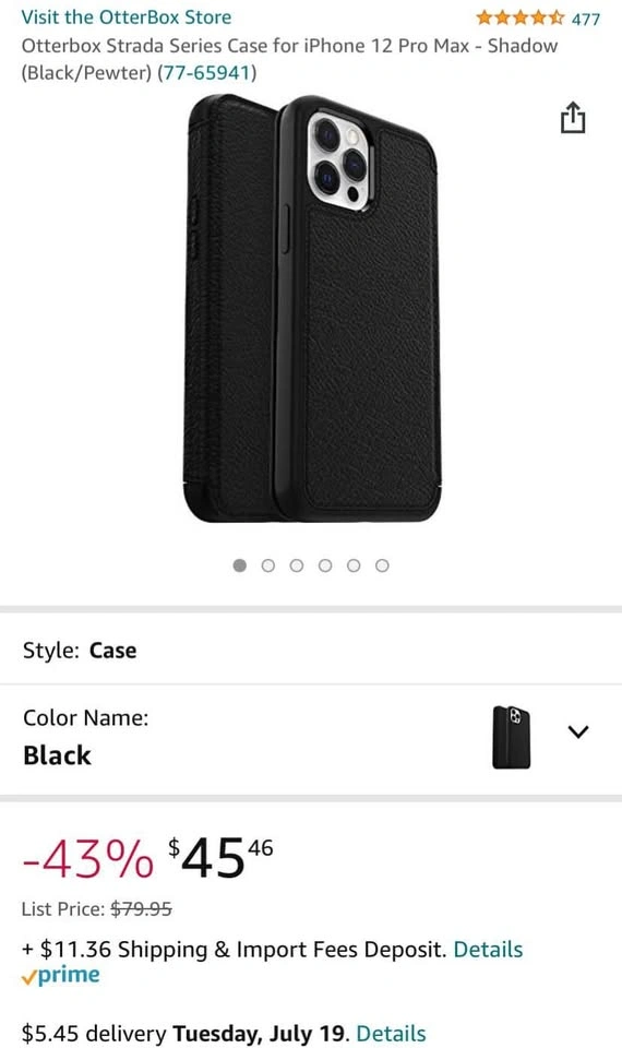 Otterbox Strada for iPhone 12 Pro Max - photo 3