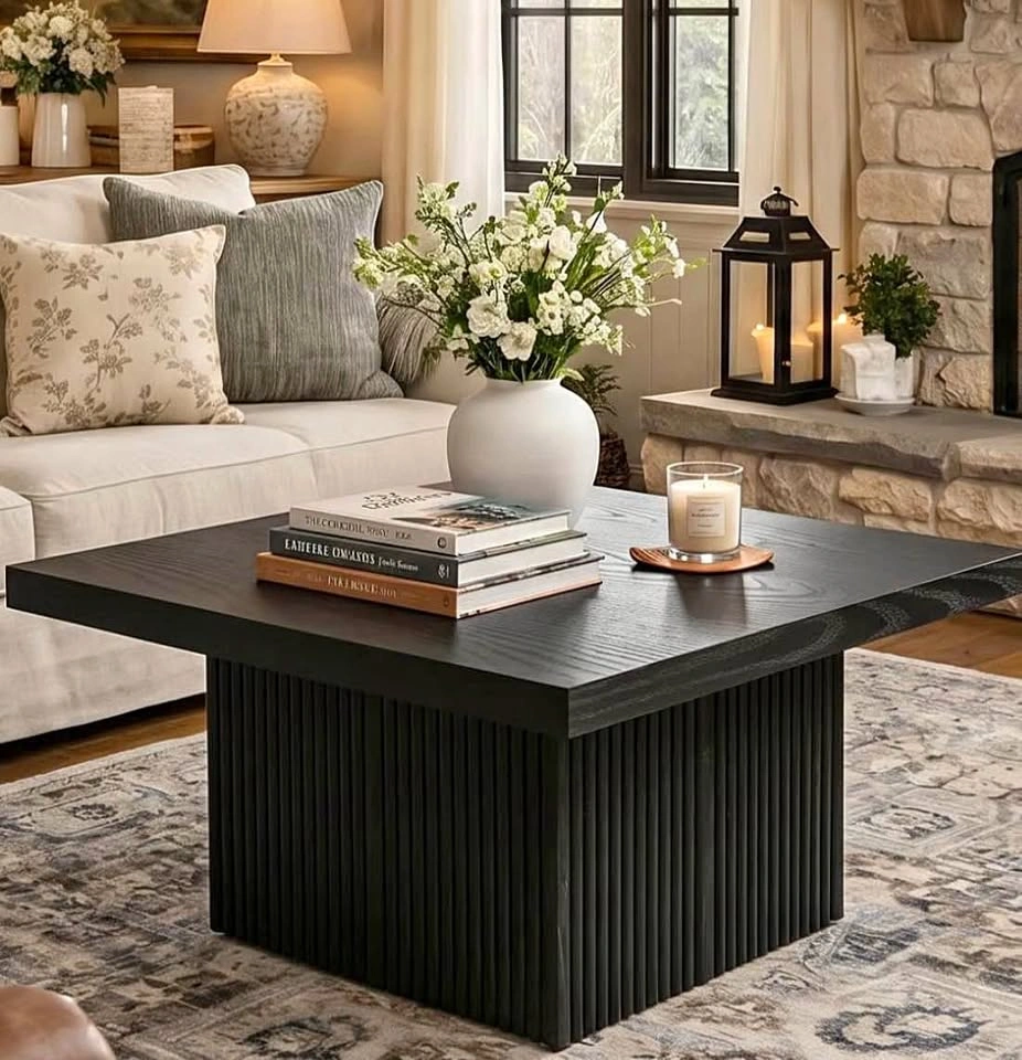 Brand New in Box Tribesigns 31.5" Square Coffee Table
