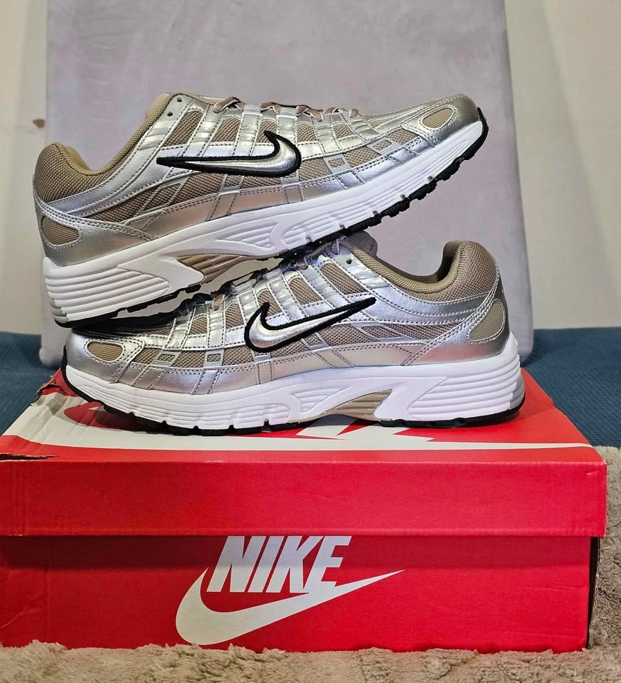 Nike P-6000 in Khaki & Metallic Silver, Brand New (Size 9M/10.5W - photo 2