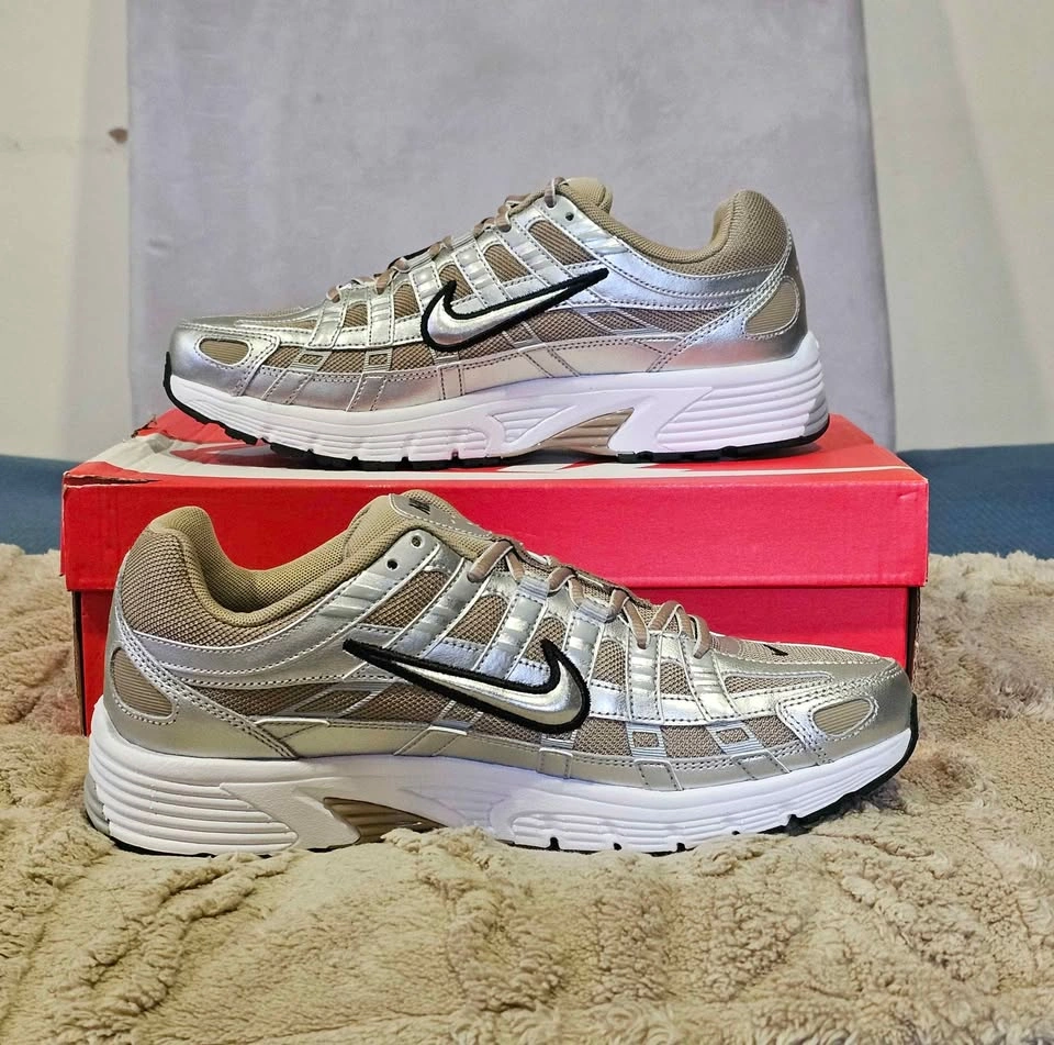 Nike P-6000 in Khaki & Metallic Silver, Brand New (Size 9M/10.5W - photo 3