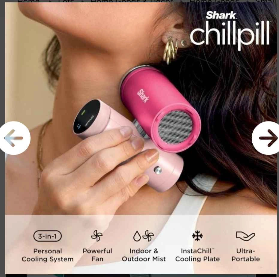 SHARK CHILLPILL 3-IN-1 FAN, GLACIER FA022CBL - photo 2