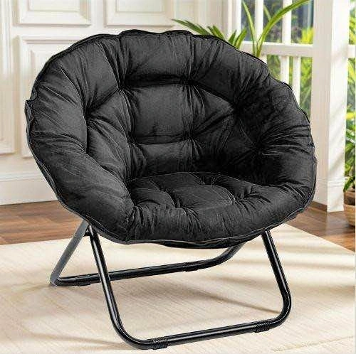 Folding Saucer Lounge Chair Beanbag