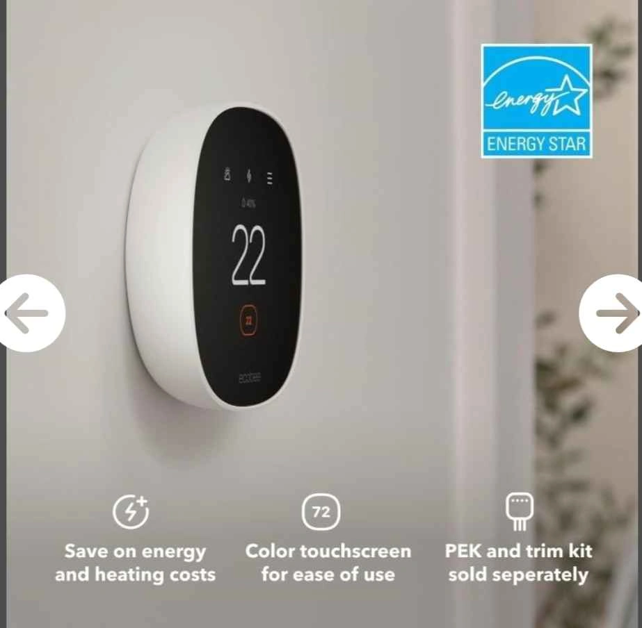 ECOBEE SMART THERMOSTAT ESSENTIAL - WIFI BNIB - Sealed - photo 3