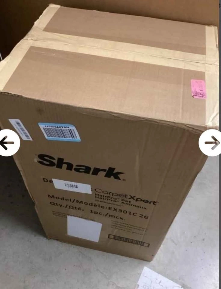 SHARK CARPETXPERT HAIRPRO STAINSTRIKER EX301C BNIB - photo 5