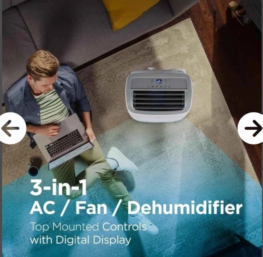 BLACK+DECKER 8000 BTU PORTABLE AC W/ REMOTE - photo 4