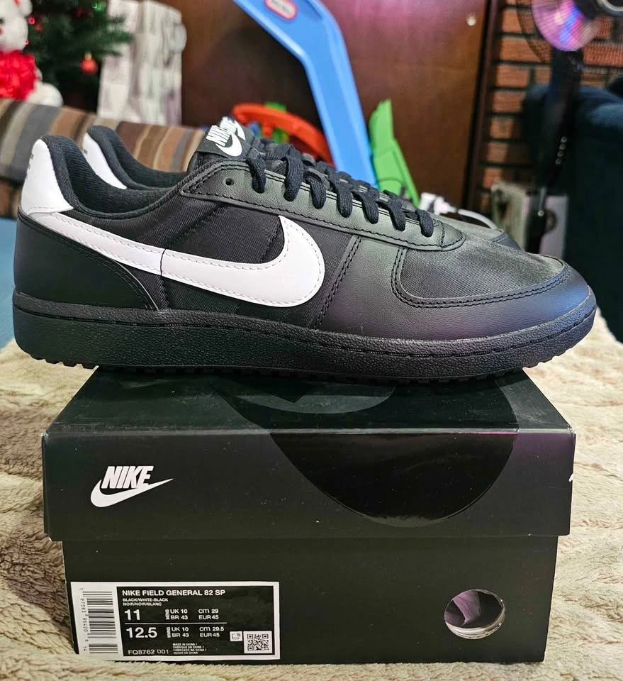 Nike Men’s Field General 82 SP ‘Black White’ (Size 11) - photo 5