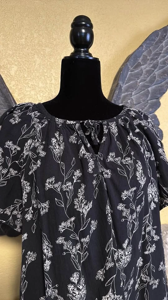 Old Navy Floral Shirt With Chest Tie - photo 2
