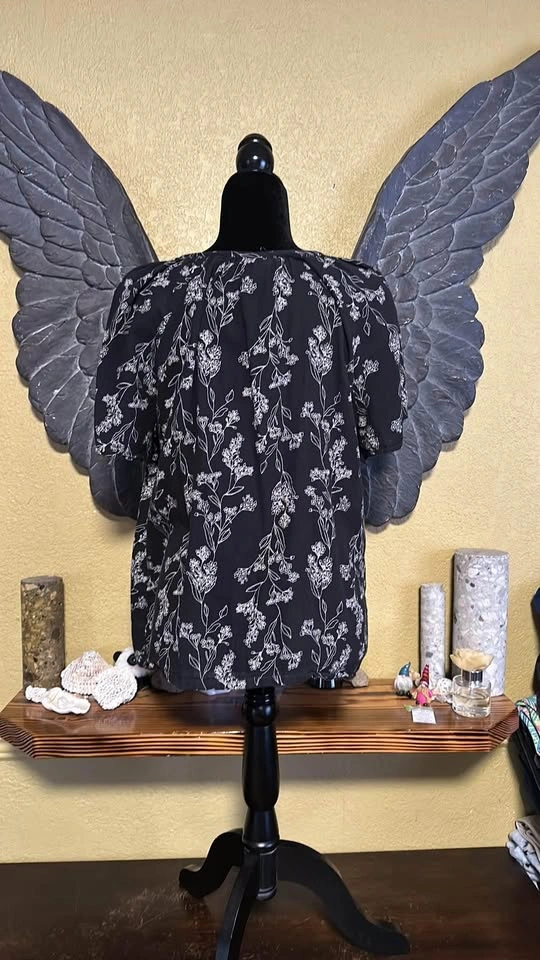 Old Navy Floral Shirt With Chest Tie - photo 5