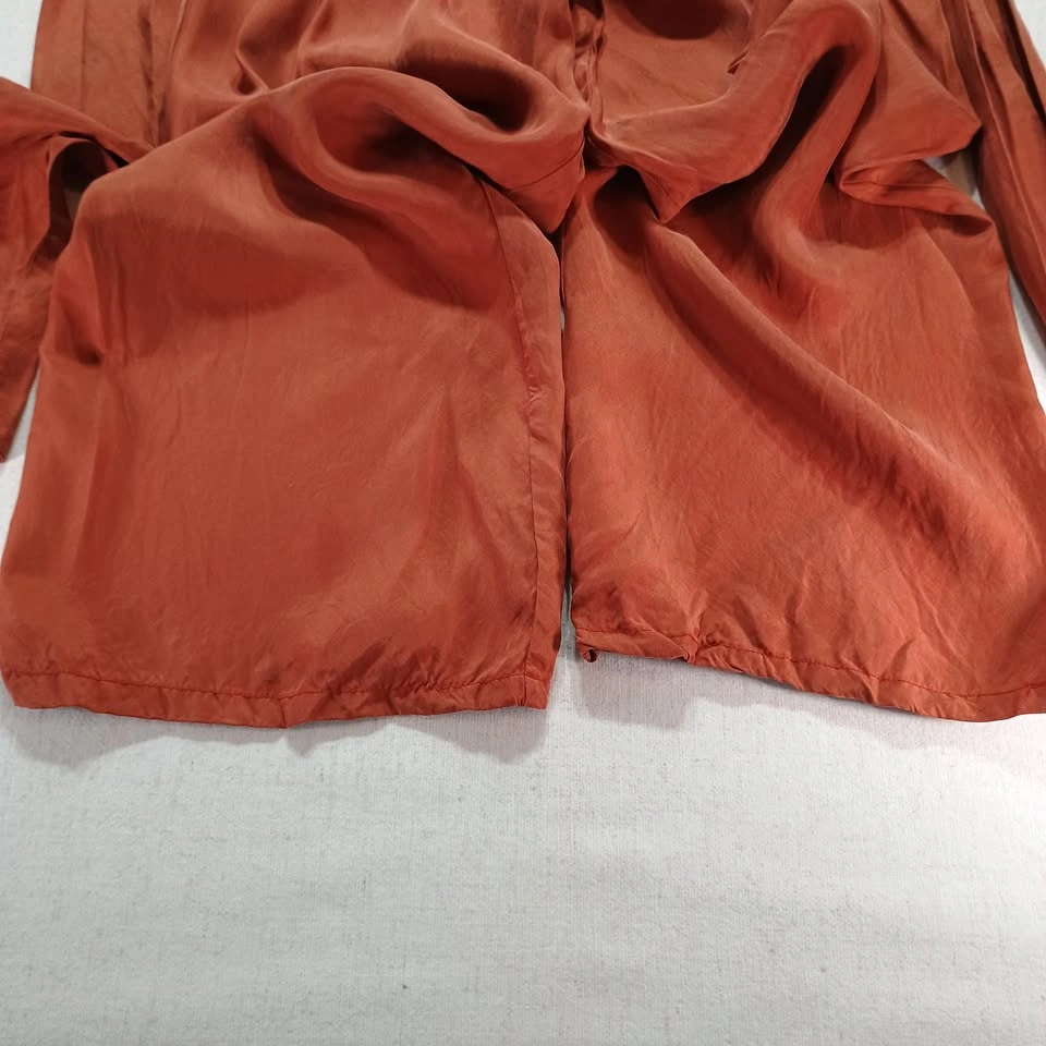 BCBGMaxAzria Rust Orange V-Neck Wrap Sleeveless Jumpsuit XL - photo 4