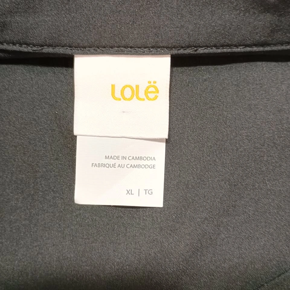 Lolë Black Sleeveless Button-Up Active Dress Travel Athleisure X - photo 4