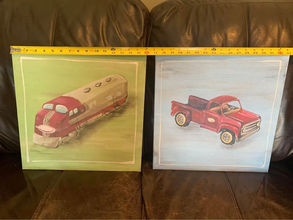 Canvas prints for child’s room ($8 for both) image indicator(2)