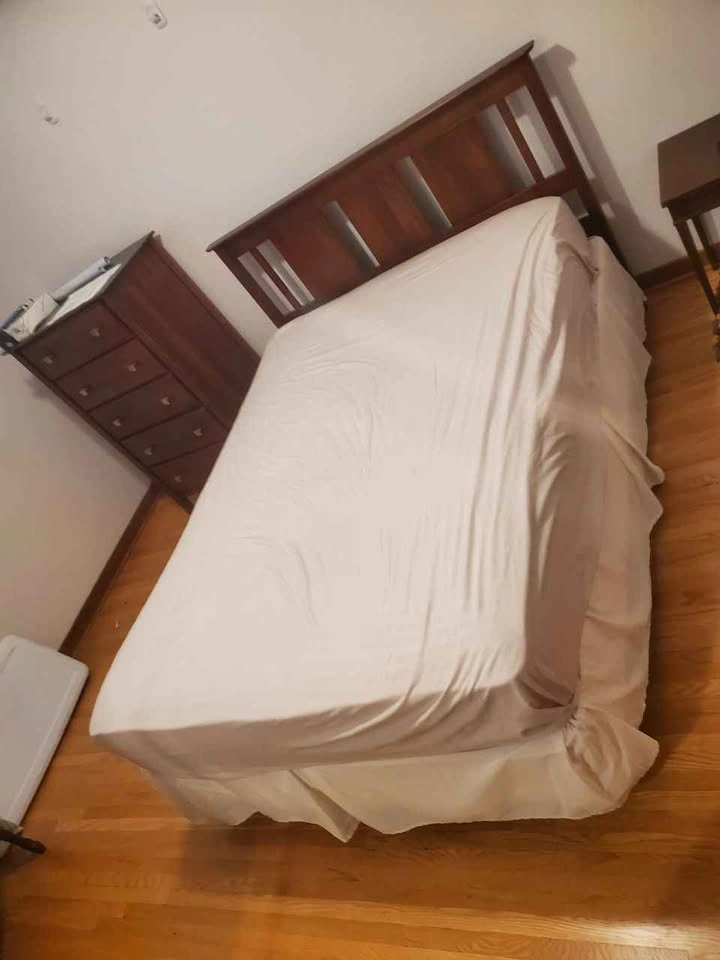 Wooden Twin Bed Frame and Headboard - photo 2