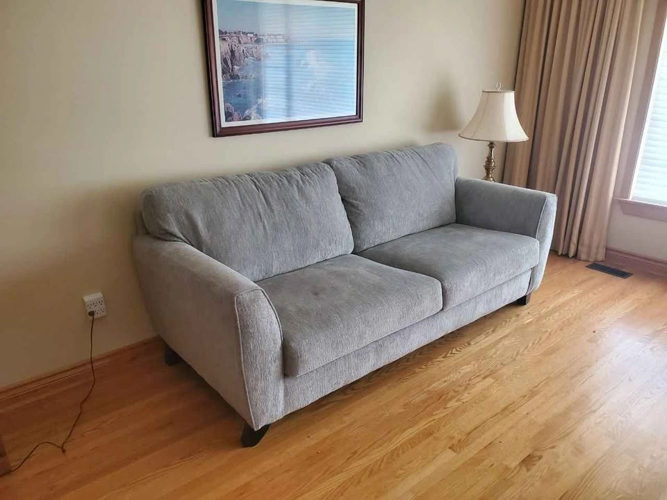 Light Gray Fabric Sofa - photo 3