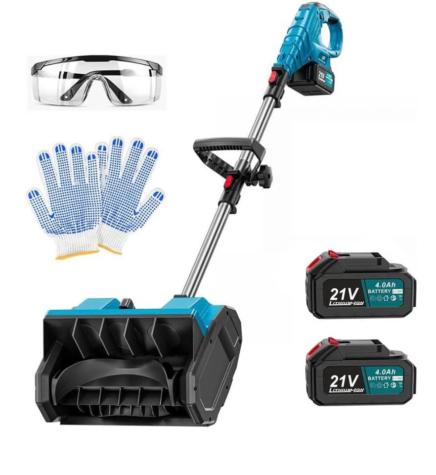 21V Cordless electric snowblower – 2 battery pack - photo 2