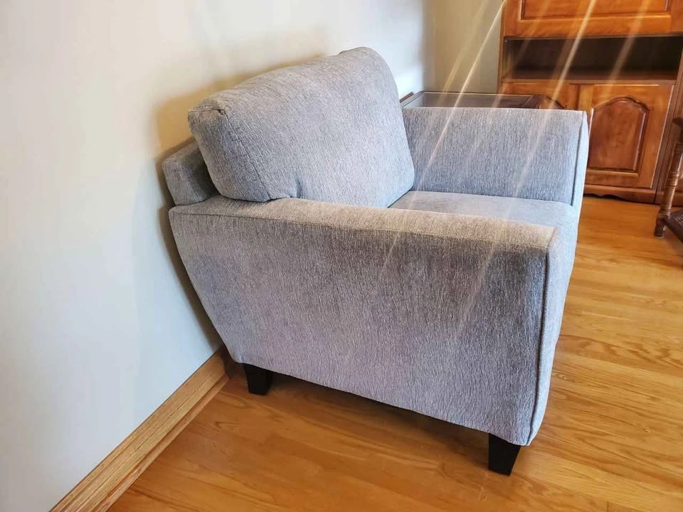 Grey Fabric Armchair - photo 2