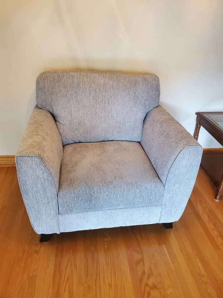 Grey Fabric Armchair - photo 3