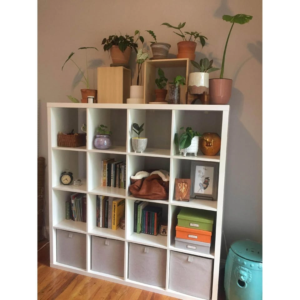 White Cube Storage Shelving Unit IKEA Kallax