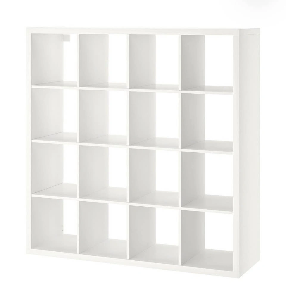 White Cube Storage Shelving Unit IKEA Kallax - photo 2