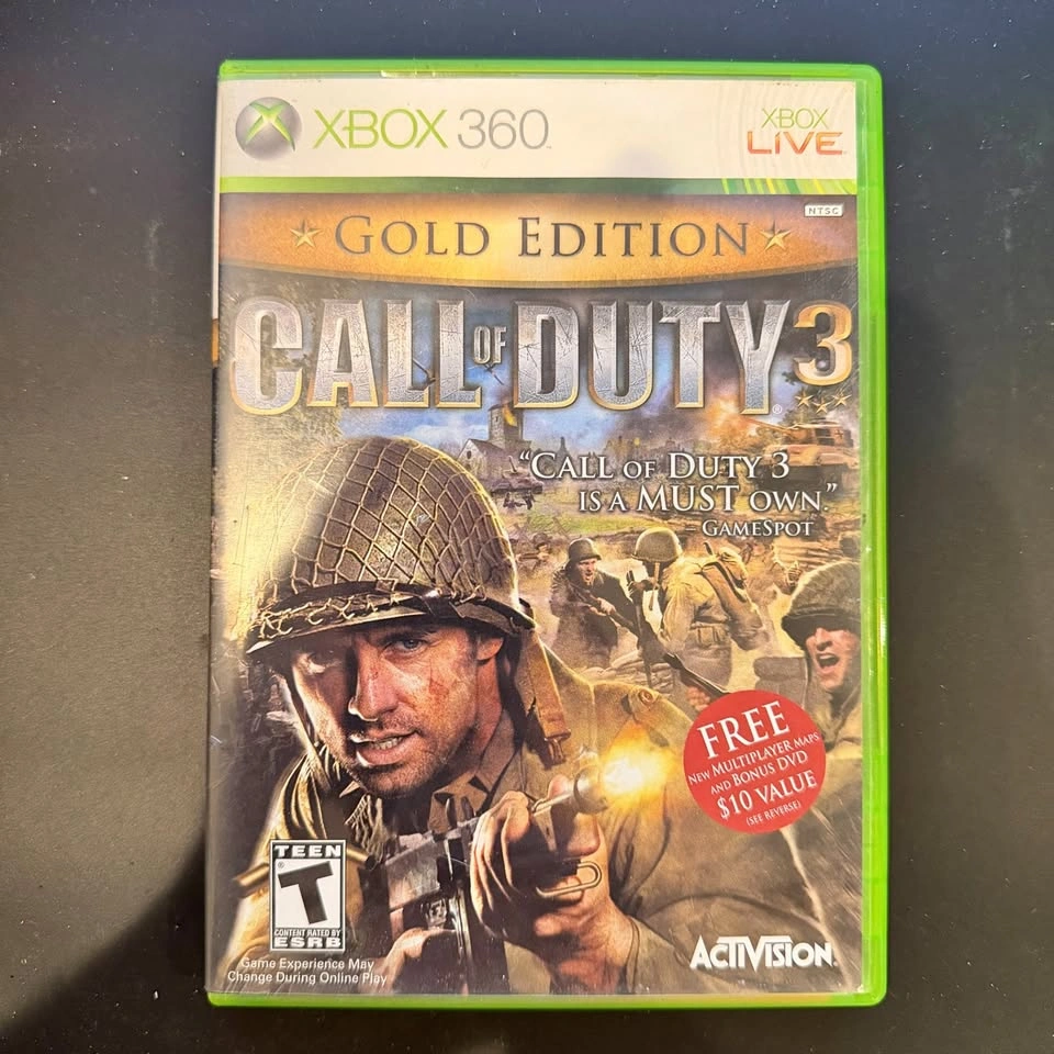 Call of Duty 3 Gold Edition (Xbox 360) CIB