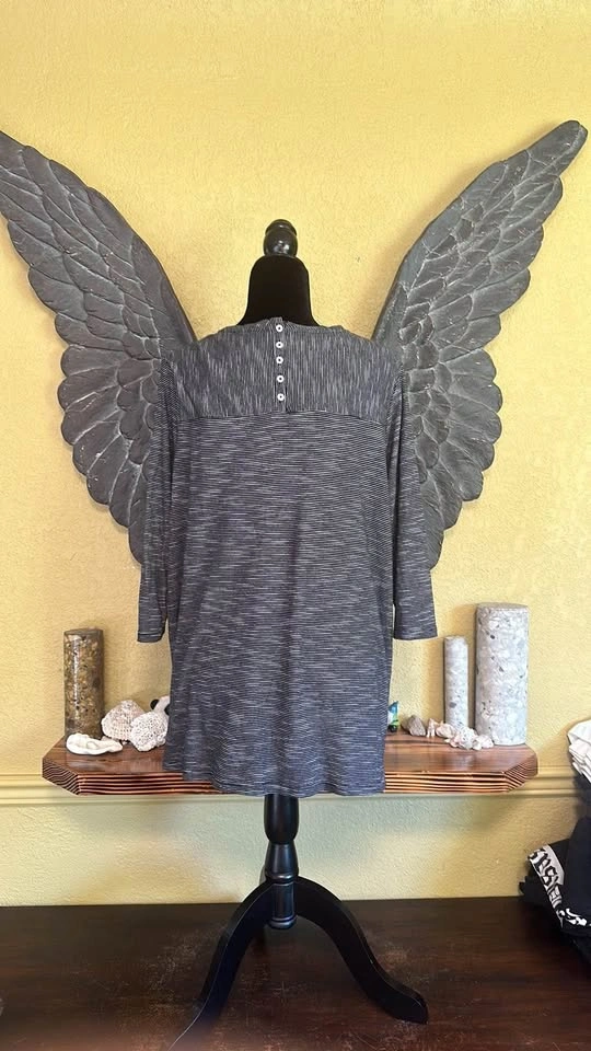 J Jill Striped 3/4 sleeve Shirt - photo 5