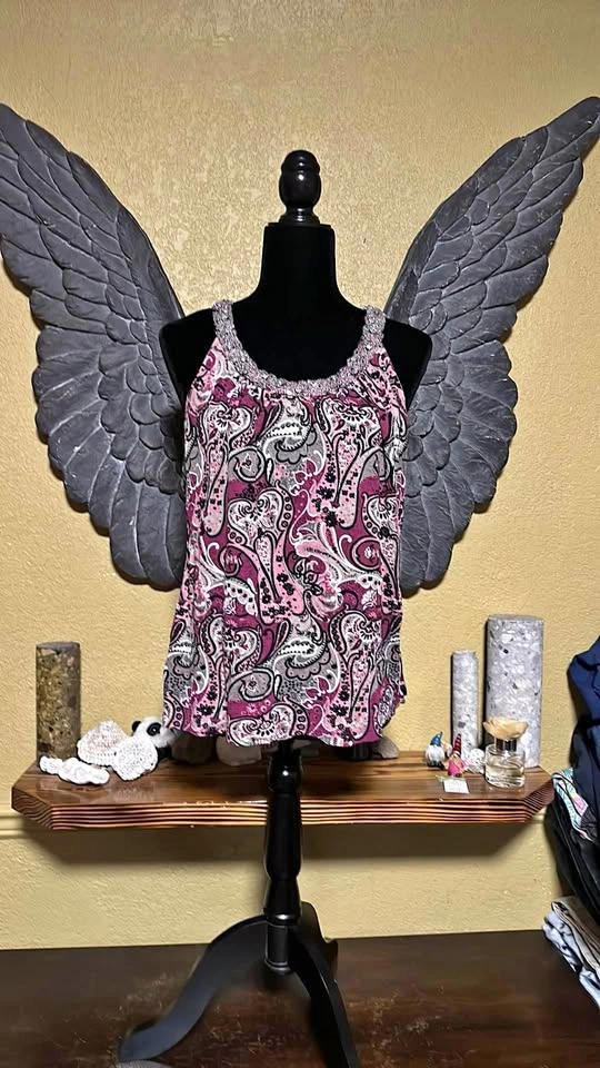 INC Tank Top With Jewels & Beads