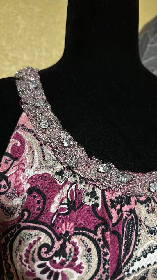 INC Tank Top With Jewels & Beads - photo 2