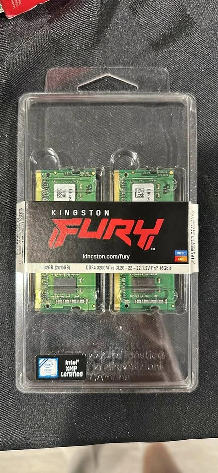 32GB DDR4 3200 laptop RAM (2x16 SODIMM) Kingston Fury Impact