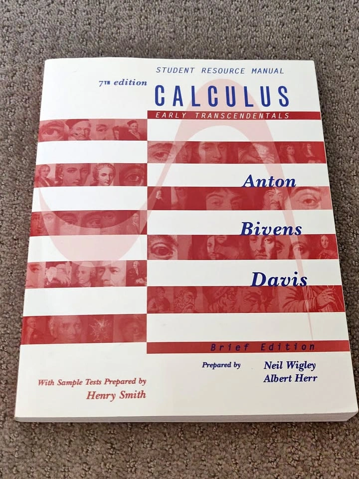 Calculus - Early Transcendentals - Student Resource Manual - 7th
