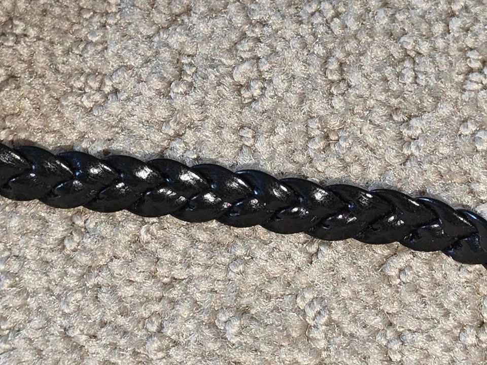 Women Waist Belt Woven Black Skinny Tassel Belt - photo 3