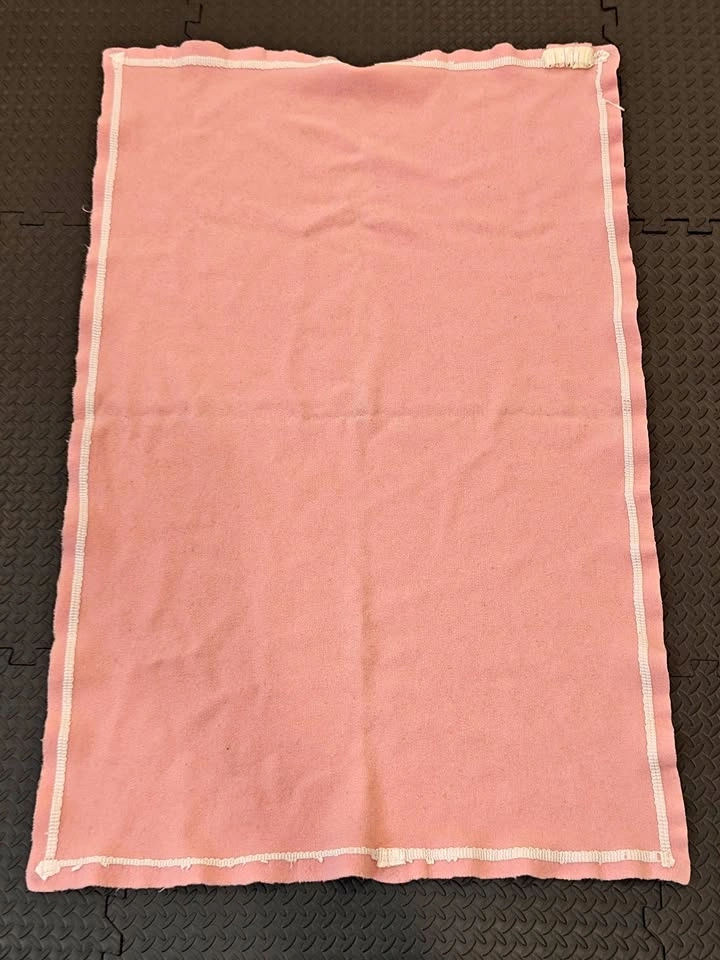 Pink Baby Blanket / Throw - 28" x 43.5" - Warm Wool-Like