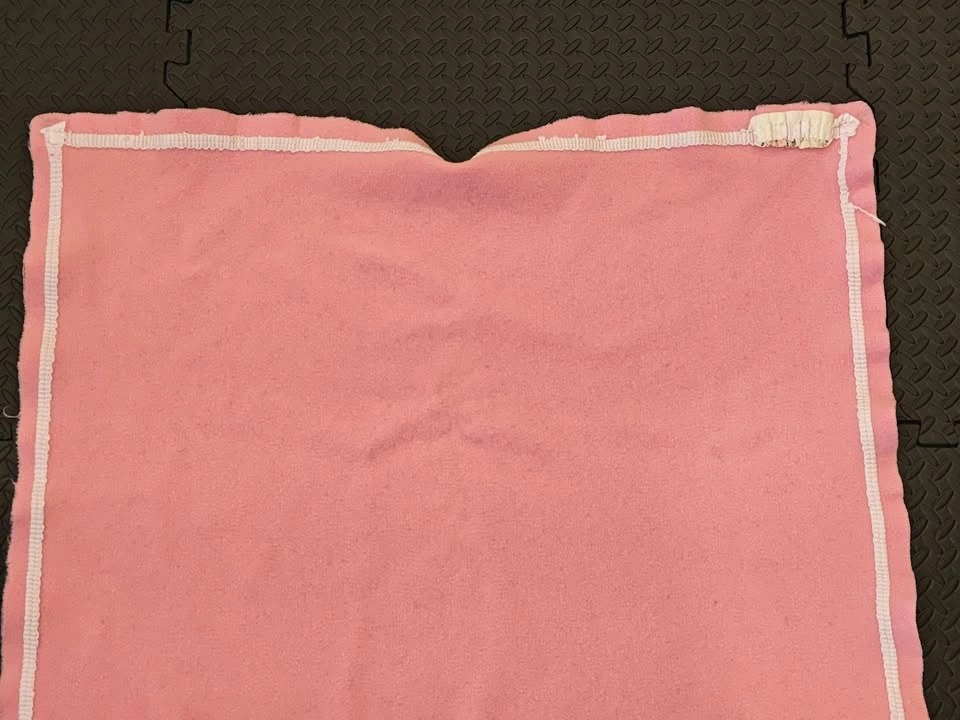 Pink Baby Blanket / Throw - 28" x 43.5" - Warm Wool-Like - photo 2
