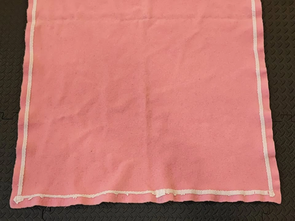 Pink Baby Blanket / Throw - 28" x 43.5" - Warm Wool-Like - photo 3