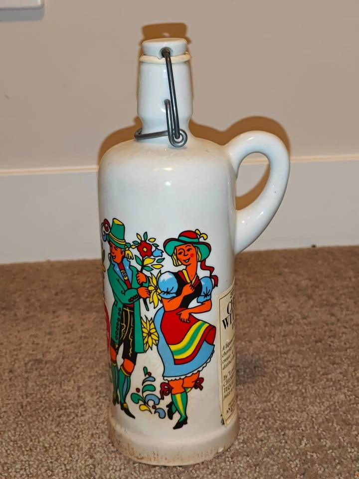 Vintage Anton Riemerschmid Ceramic Collector Bottle (Empty) - photo 4