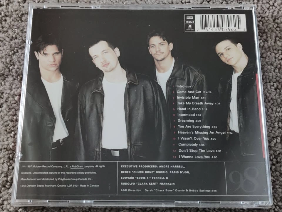 98 Degrees - Audio Music CD Album - photo 3