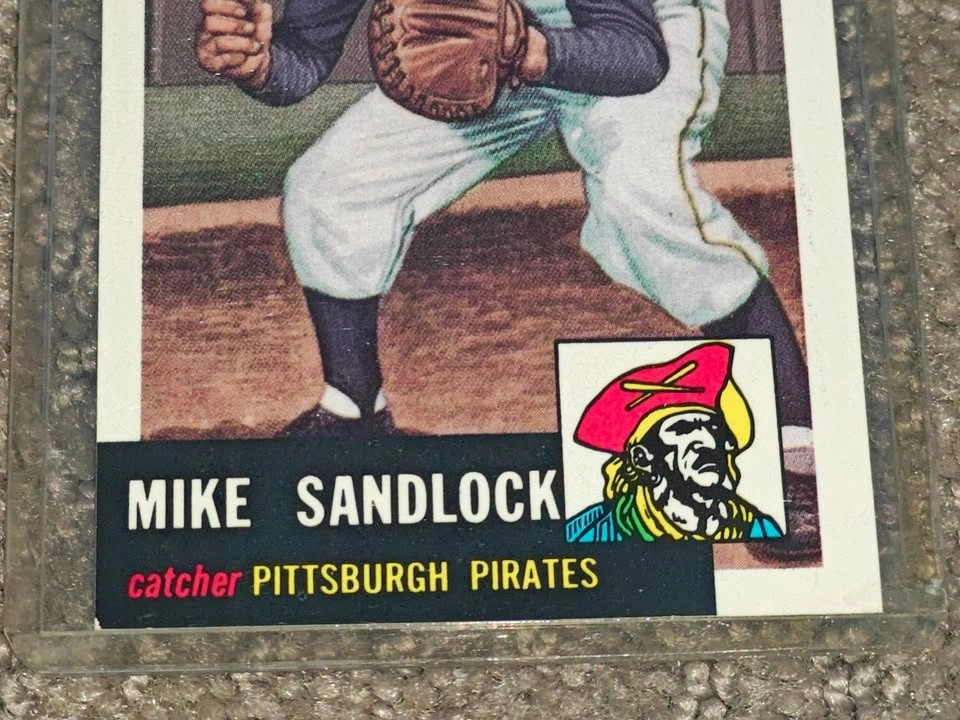 1991 Topps Baseball Card Archives #247 Mike Sandlock 1953 Series - photo 4