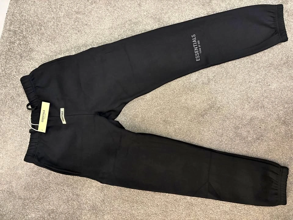 Fear of God Essentials Black Sweatpants Size L