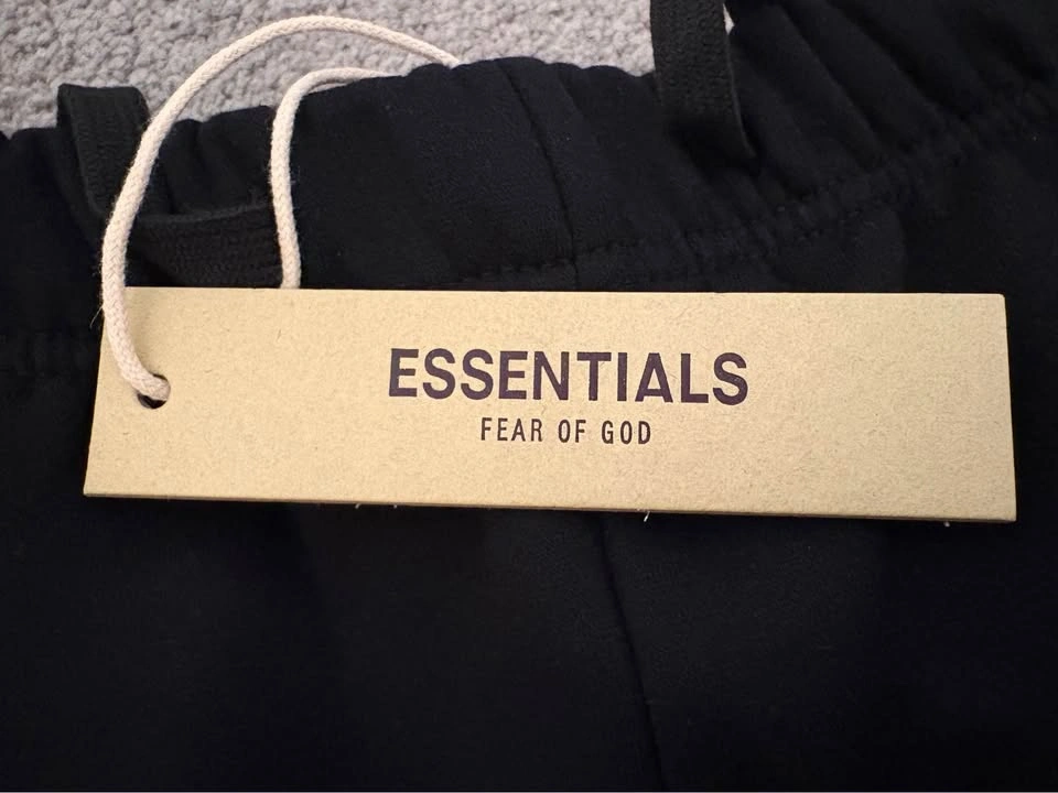 Fear of God Essentials Black Sweatpants Size L - photo 3
