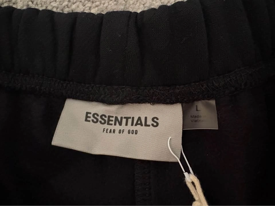 Fear of God Essentials Black Sweatpants Size L - photo 4