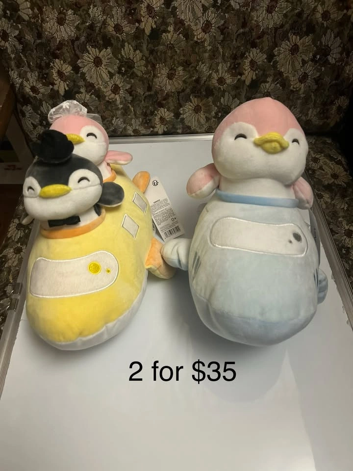 Miniso Life Just Married Penguin Bride & Groom Couple Plush - photo 3