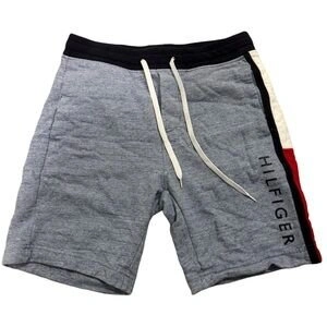Tommy Hilfiger Shorts Mens Size Small Gray Fleece Sweat Shorts