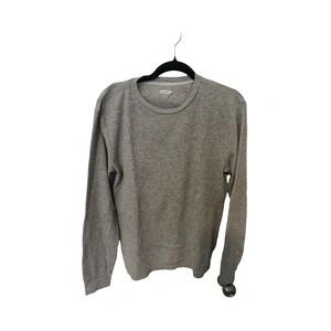 Old Navy Sweatshirt Mens Gray Long Raglan Sleeve Casual Crew Nec
