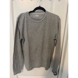 Old Navy Sweatshirt Mens Gray Long Raglan Sleeve Casual Crew Nec - photo 3