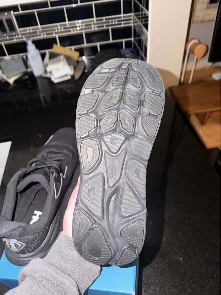 Brand New All Black Stealth Hoka Clifton 10 Size 12 - photo 5