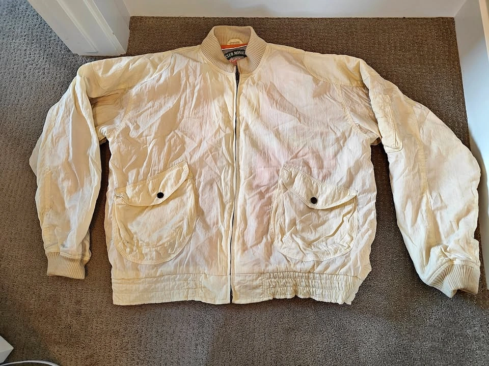 Vintage Club Monaco "Chillchaser" Men Bomber Jacket - Medium