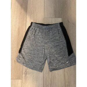 Layer Shorts Mens Large Gray Black Straight Leg Pleated Front - photo 2