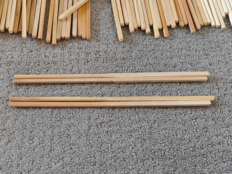 Wooden Chopsticks - 54 Pairs - 9.5" to 10" - photo 5